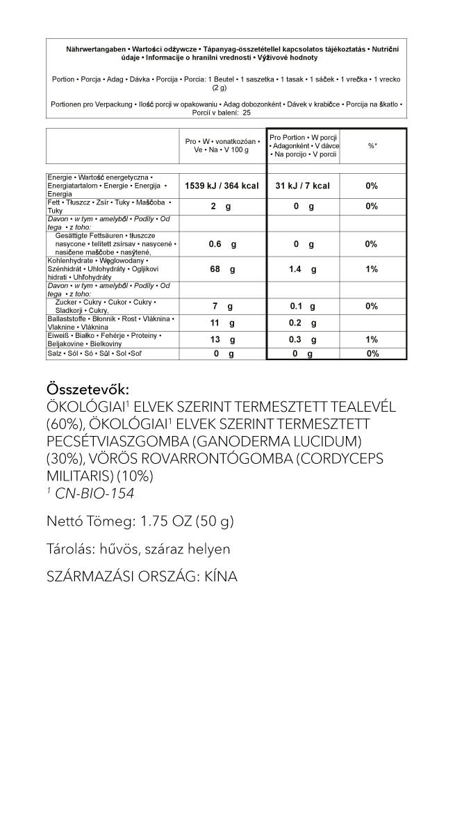 ORGANO™ Vörös Tea